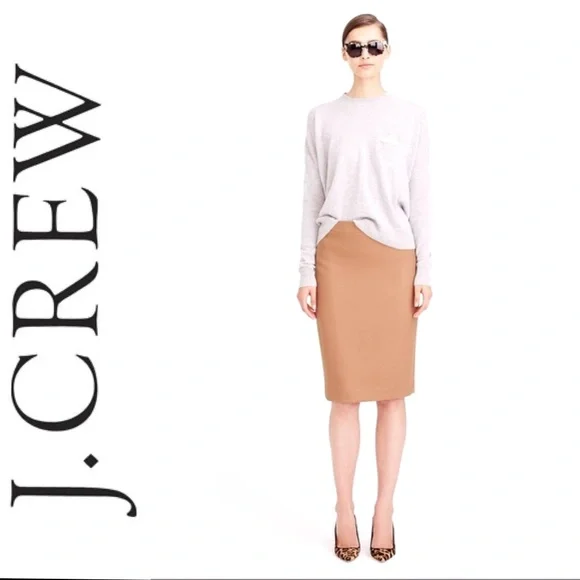 J crew tan skirt deals